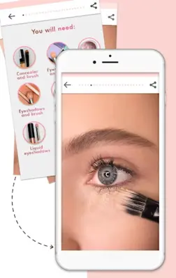 Makeup Tutorial step by step android App screenshot 4